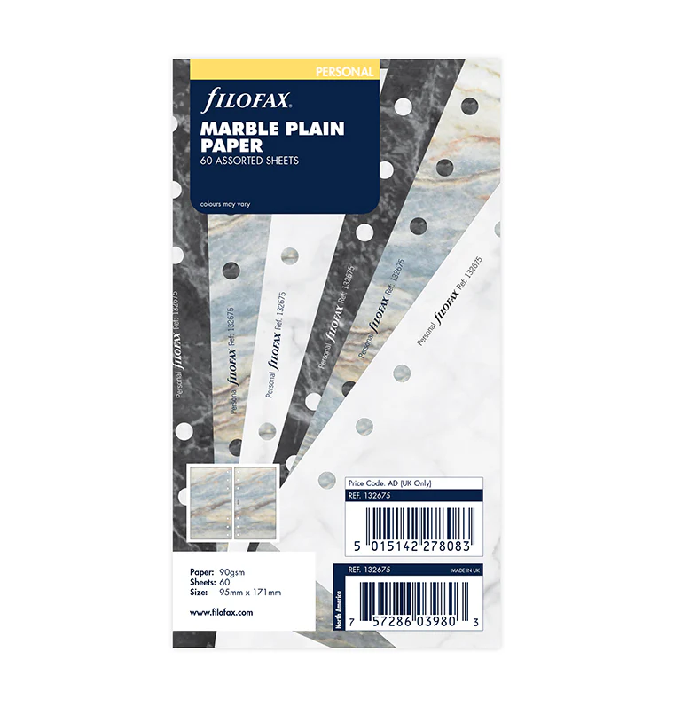 Marble Plain Notepaper Refill - Personal - Image 6