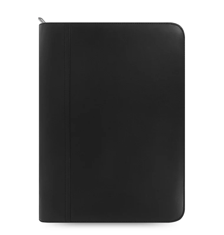 Metropol Zipped Folio With Calculator Black