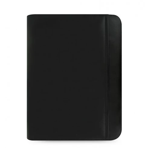 Metropol Zipped Folio with Removable Rings - Black