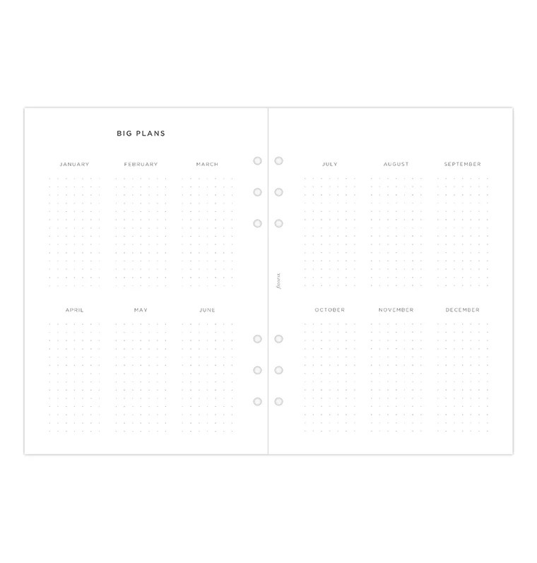 Minimal Week On Two Pages Diary - A5 2026 Multilanguage - Image 5