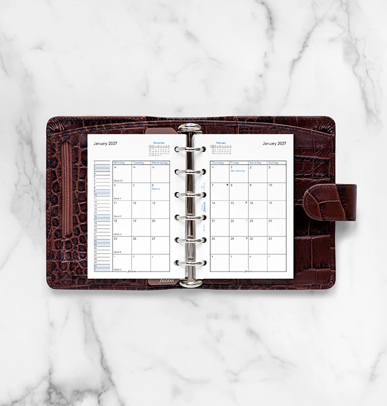 Month On Two Pages Diary - Pocket 2027 English - Image 3