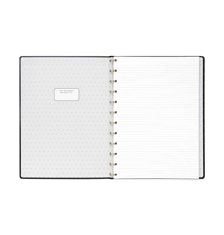 Moonlight A4 Refillable Notebook Black - Image 3