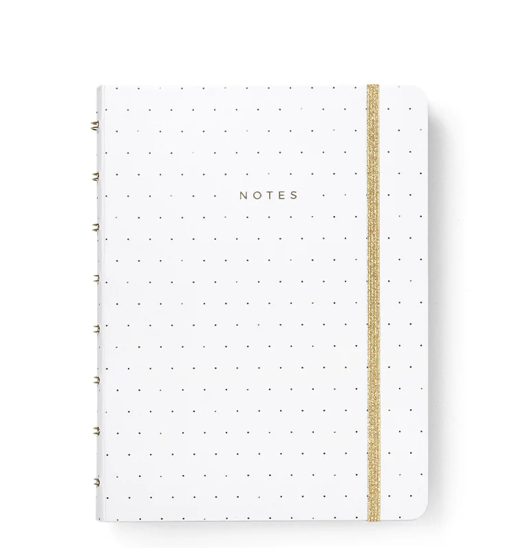 Moonlight A5 Refillable Notebook White