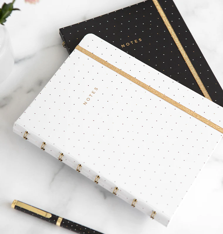 Moonlight A5 Refillable Notebook White - Image 5