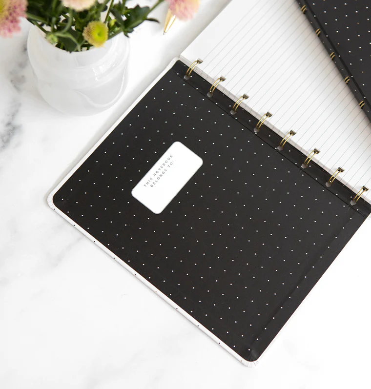 Moonlight A5 Refillable Notebook White - Image 6