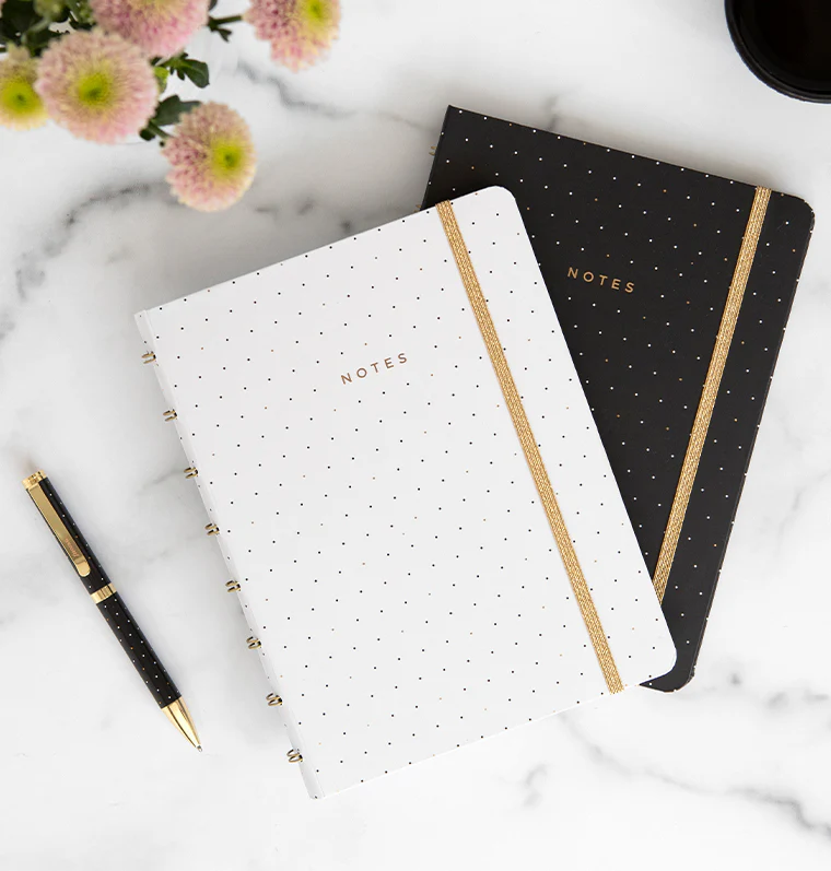 Moonlight A5 Refillable Notebook White - Image 7