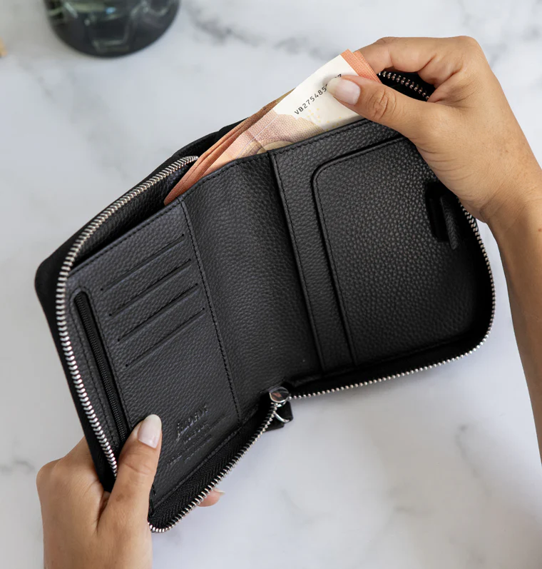 Norfolk Pocket Compact Zip Leather Organiser - Image 21