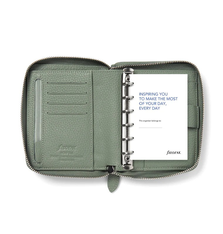 Norfolk Pocket Compact Zip Leather Organiser - Image 3