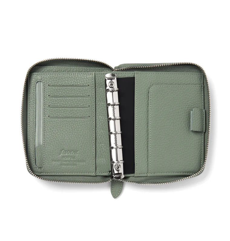 Norfolk Pocket Compact Zip Leather Organiser - Image 4
