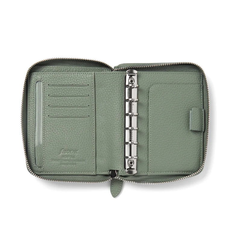 Norfolk Pocket Compact Zip Leather Organiser - Image 5