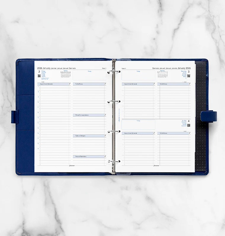 One Day On A Page Business Diary - A4 2026 Multilanguage - Image 3