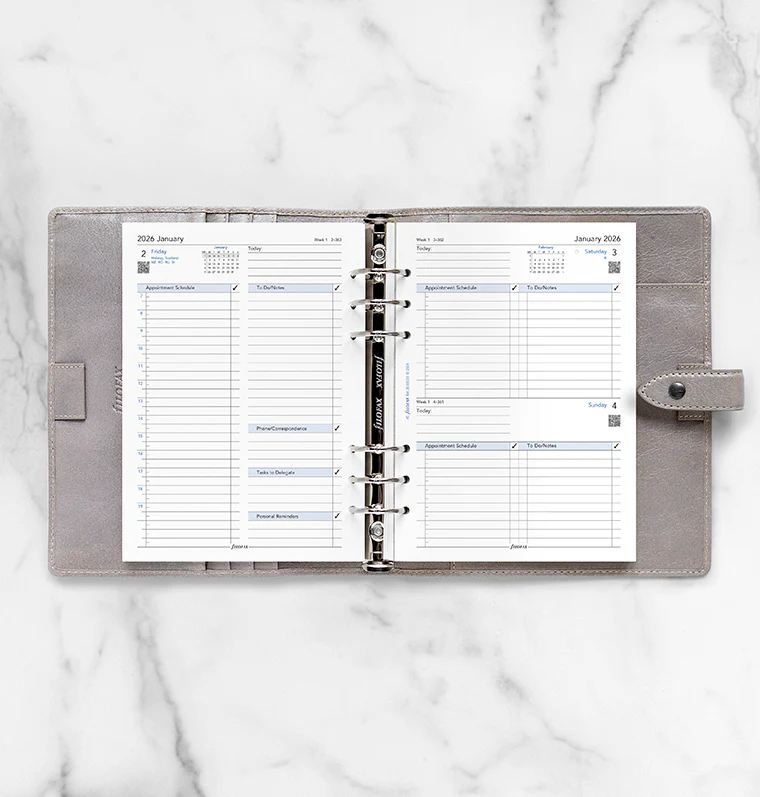 One Day On A Page Business Diary - A5 2026 English - Image 3