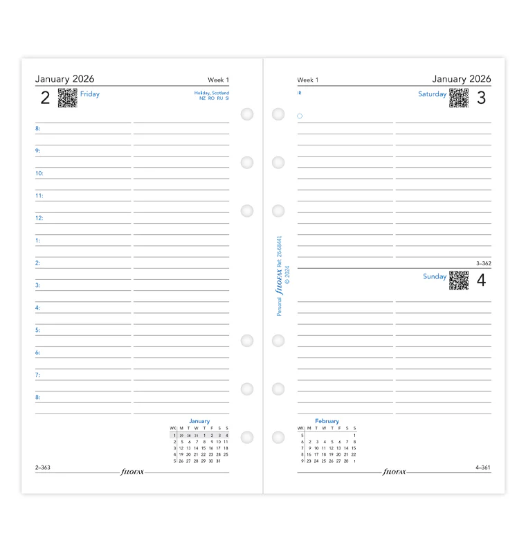 One Day On A Page Diary With Appointments - Personal 2026 English - Image 4