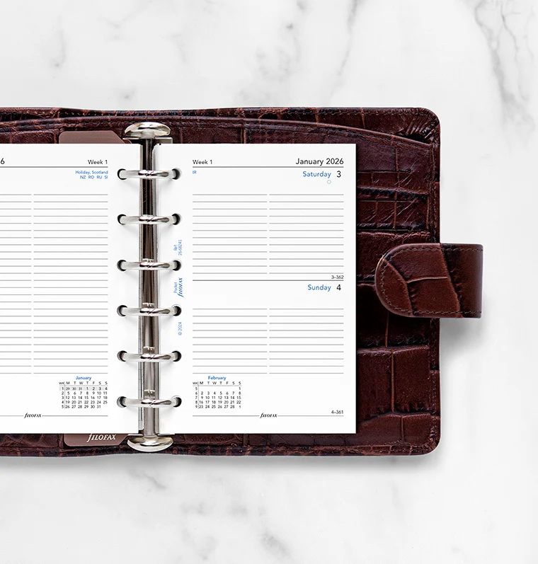 One Day On A Page Diary With Appointments - Pocket 2026 English - Image 2