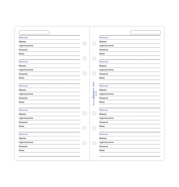 Password Paper Refill - Personal - Image 5