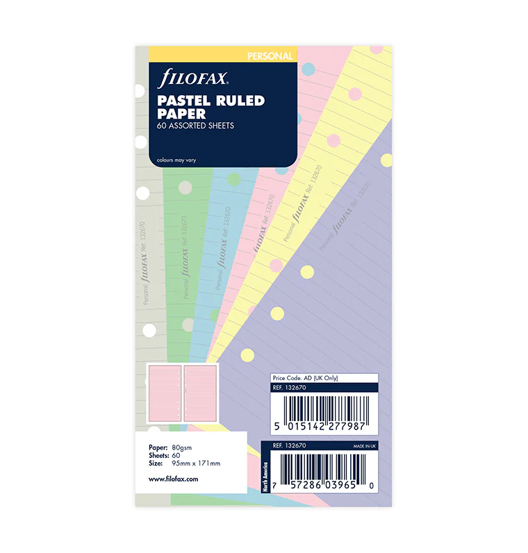 Pastel Ruled Notepaper Refill - Personal - Image 6