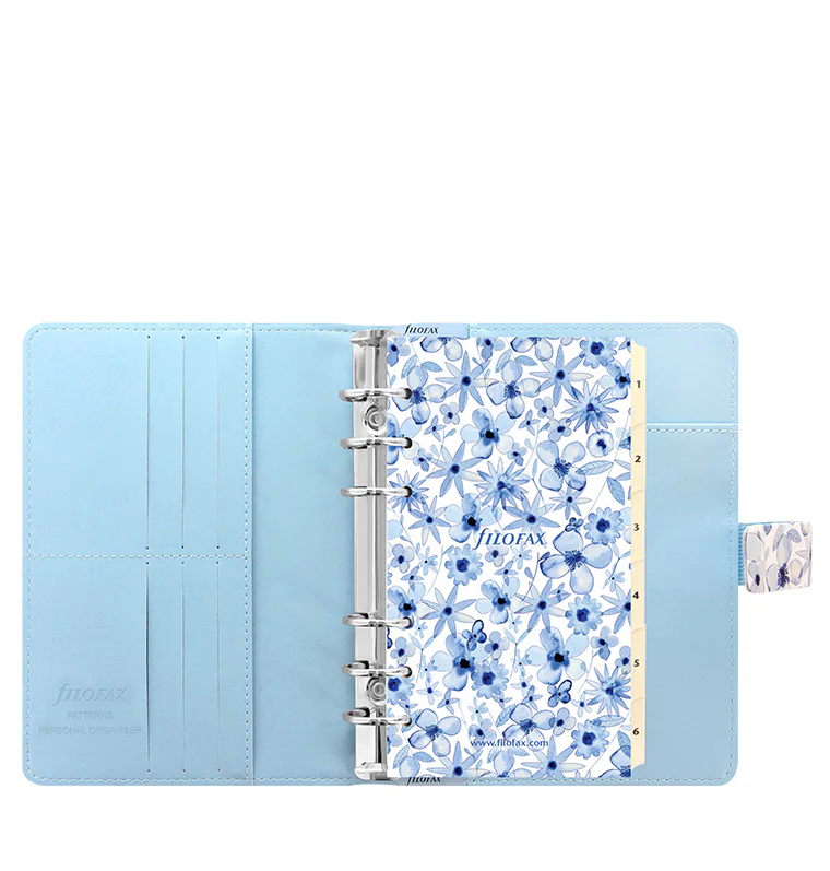 Patterns Indigo Floral Personal Organiser - Image 5
