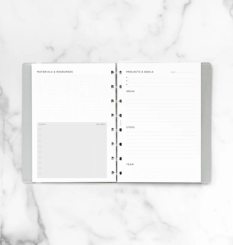 Projects & Goals Notebook Refill - A5 - Image 3