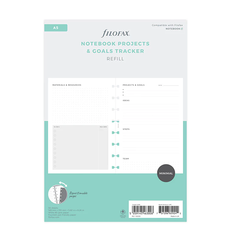 Projects & Goals Notebook Refill - A5 - Image 6