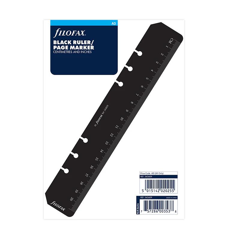 Ruler Page Marker Black - A5 - Image 4