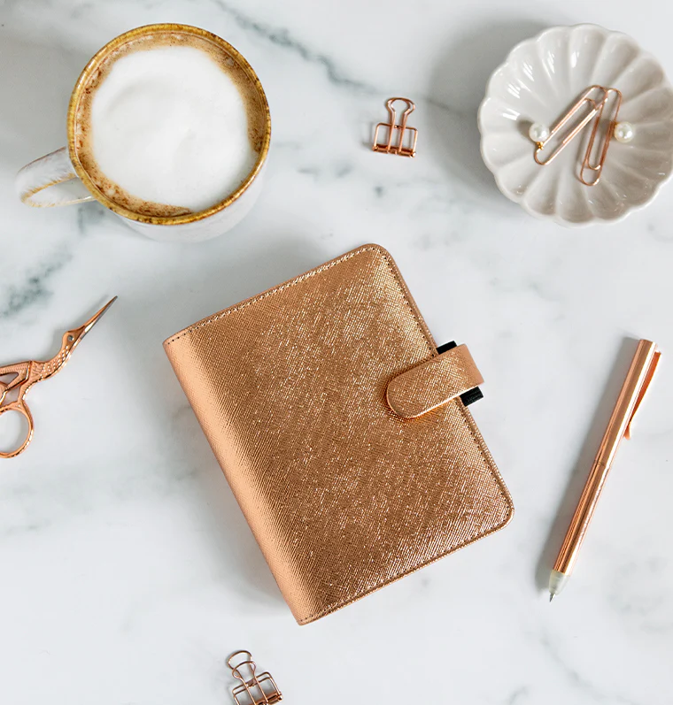 Saffiano Metallic Pocket Organiser - Image 10