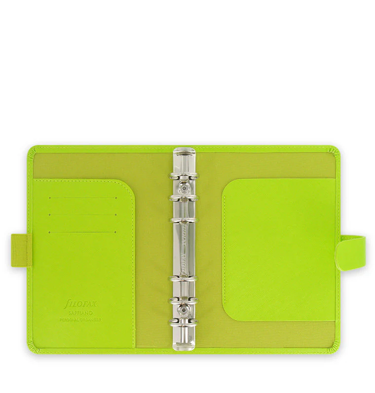 Saffiano Personal Organiser - Pear - Sale - Image 2