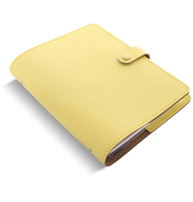 The Original A5 Leather Organiser - Lemon - Sale - Image 2