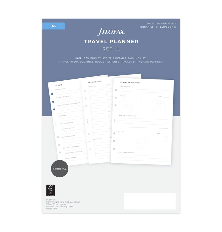 Travel Planner Refill - A5 - Image 6