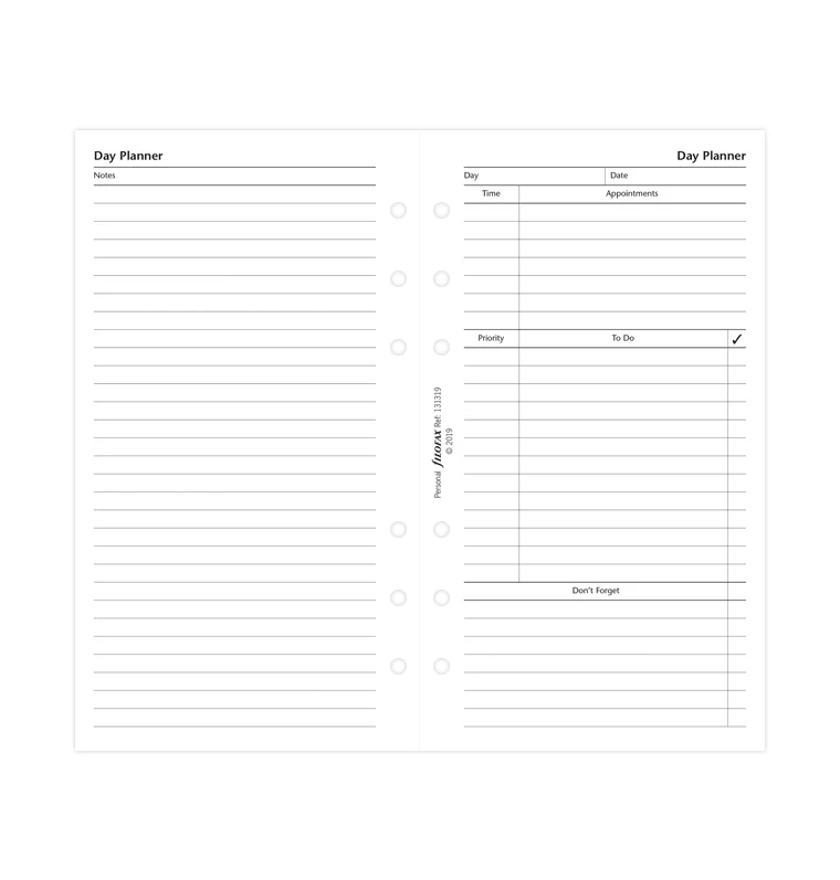 Undated Day Planner - Personal English - Image 4