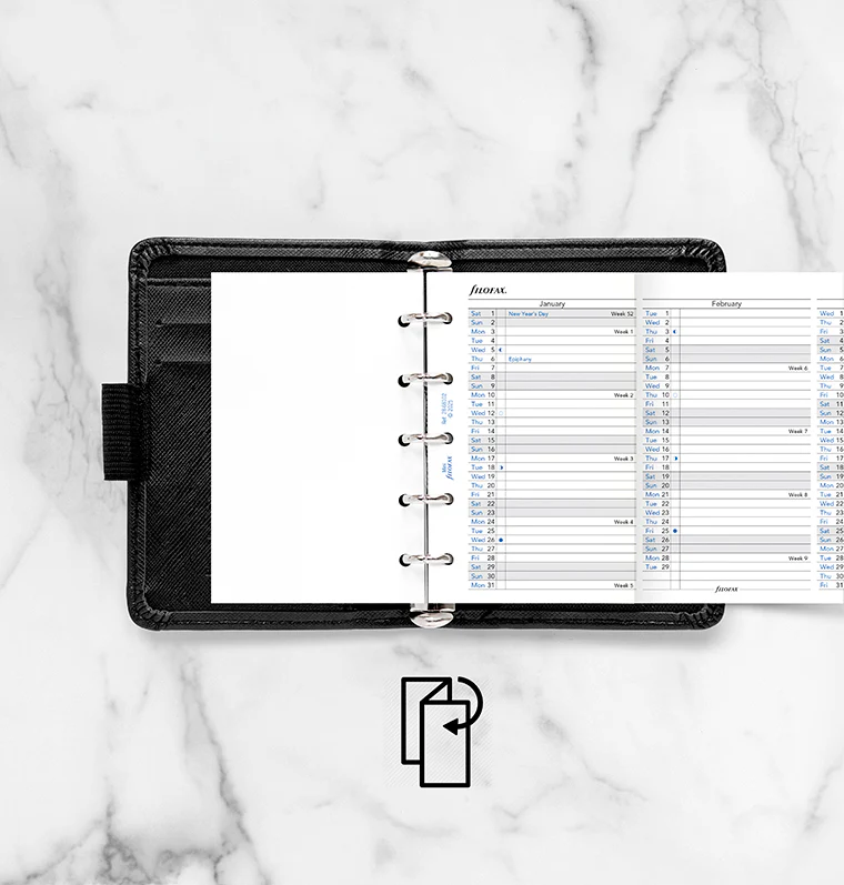 Vertical Year Planner - Mini 2028 English - Image 3