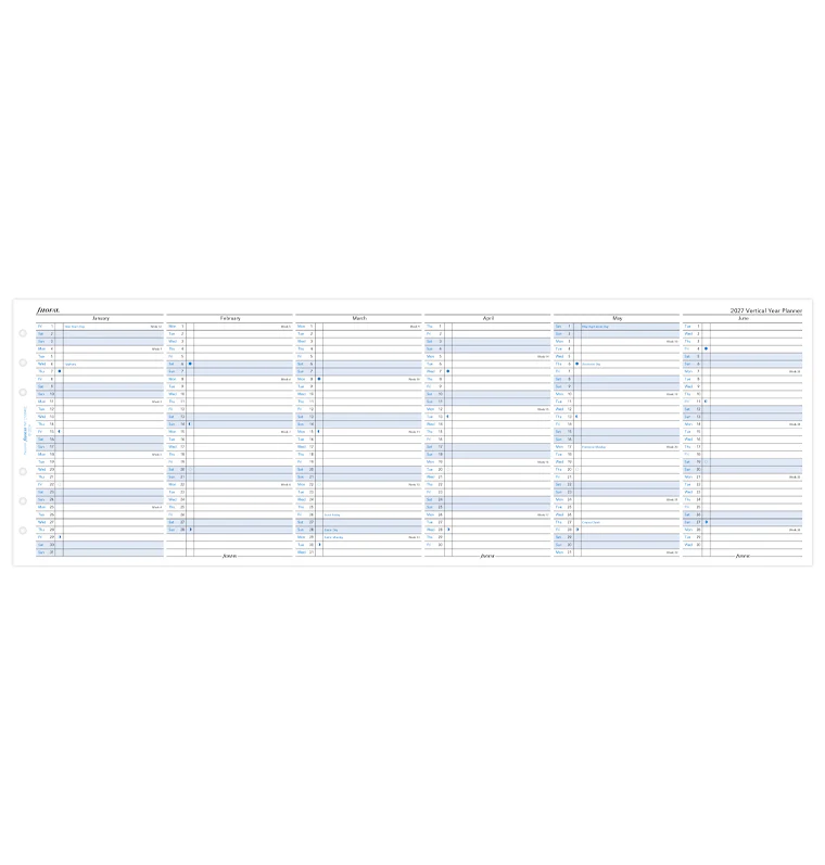 Vertical Year Planner - Personal 2027 English - Image 4