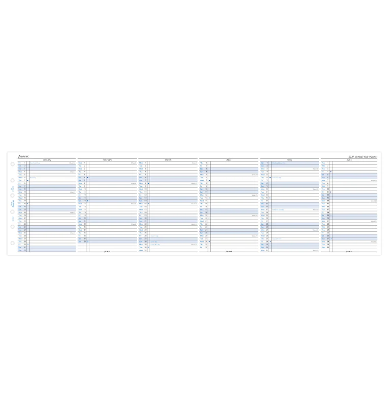 Vertical Year Planner - Pocket 2027 English - Image 4