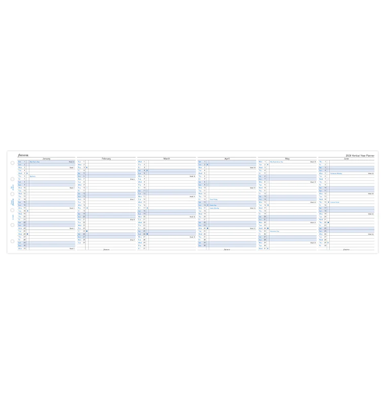 Vertical Year Planner - Pocket 2028 English - Image 4