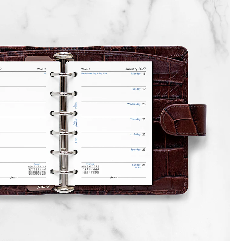 Week On One Page Diary - Pocket 2027 English - Image 2
