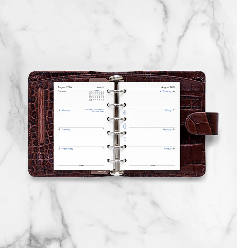 Week On Two Pages Academic Diary - Pocket 2026-2027 English - Image 3