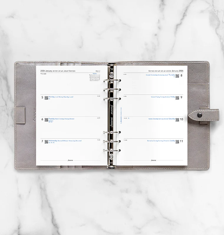 Week On Two Pages Diary - A5 2026 Multilanguage - Image 3