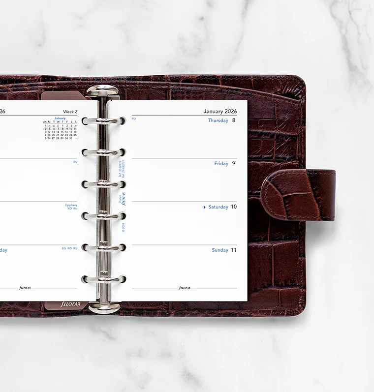 Week On Two Pages Diary - Pocket 2026 English - Image 2