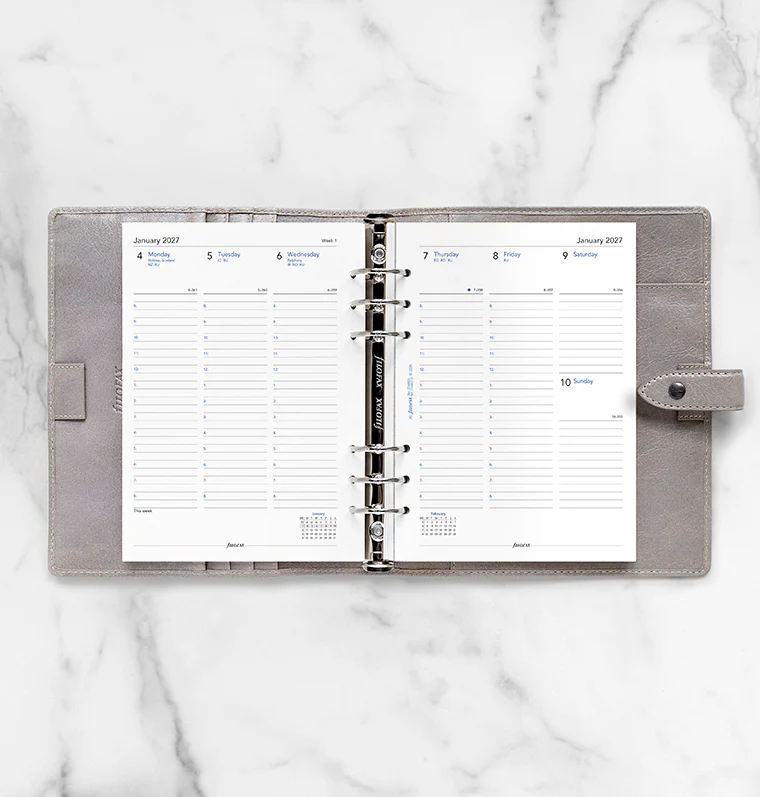 Week On Two Pages Diary With Appointments - A5 2027 English - Image 3