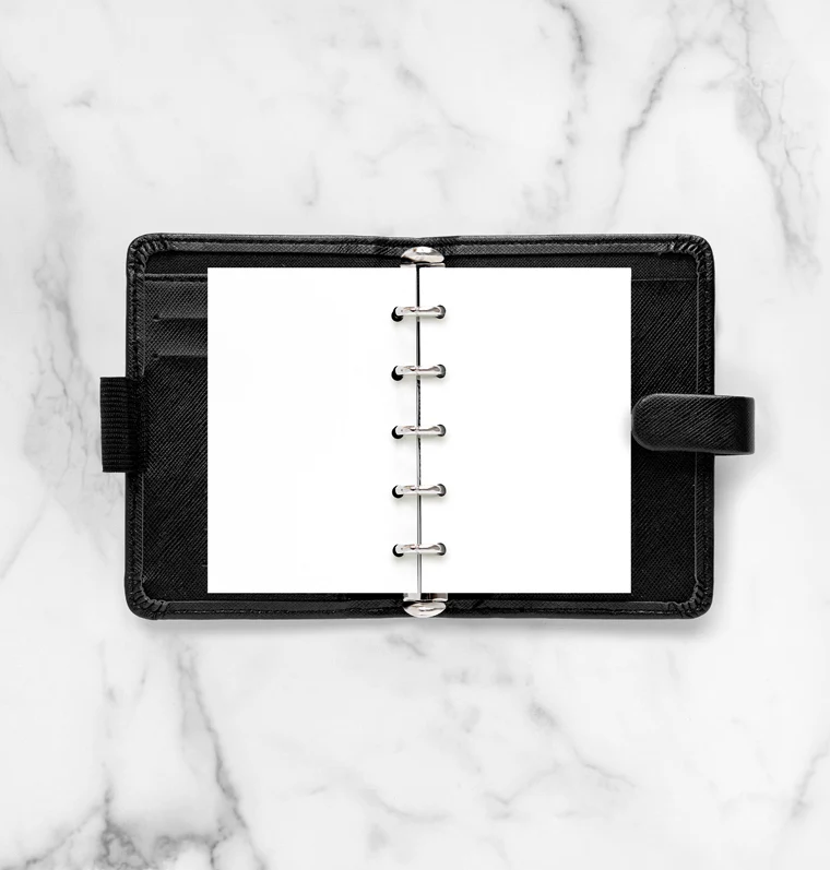 White Plain Notepaper Refill - Mini - Image 3