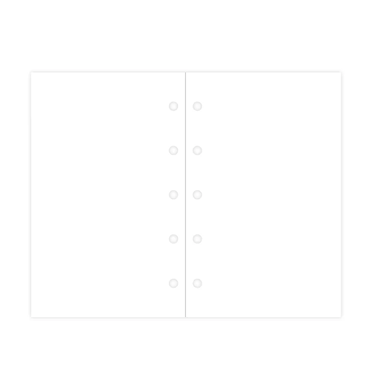 White Plain Notepaper Refill - Mini - Image 4