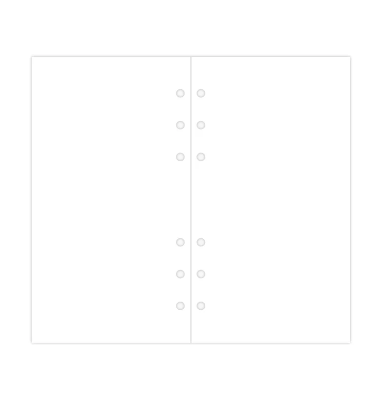 White Plain Notepaper Refill - Personal - Image 5