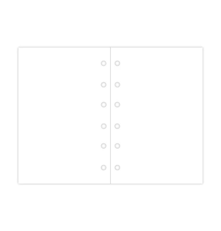 White Plain Notepaper Refill - Pocket - Image 4
