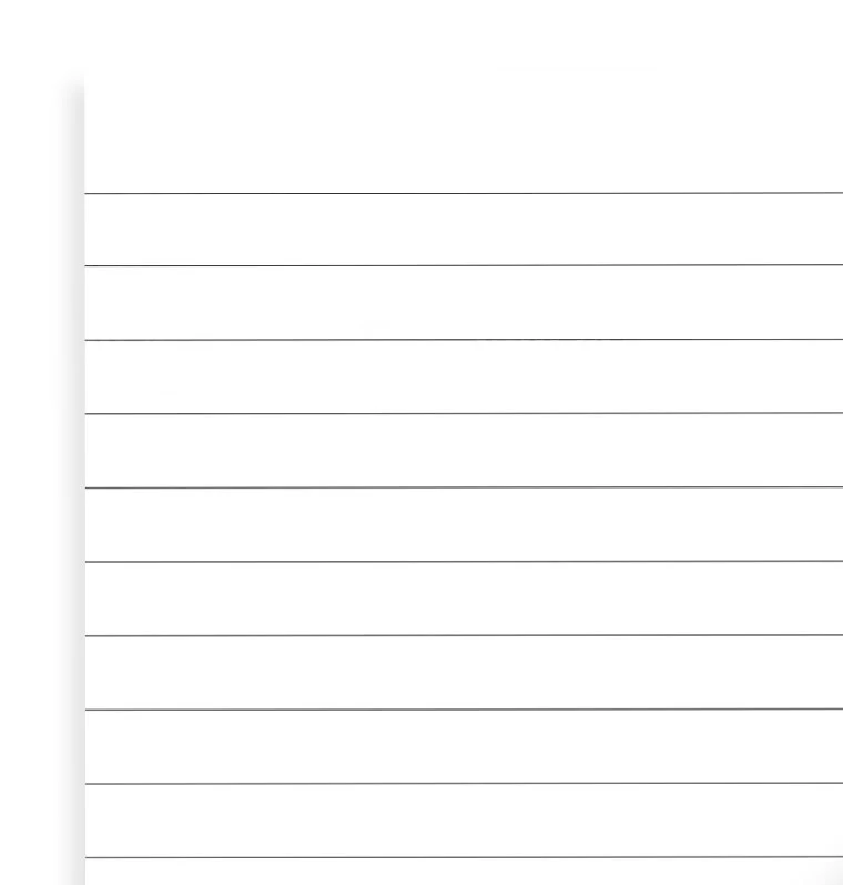 White Ruled Notepad Refill - A5 - Image 5