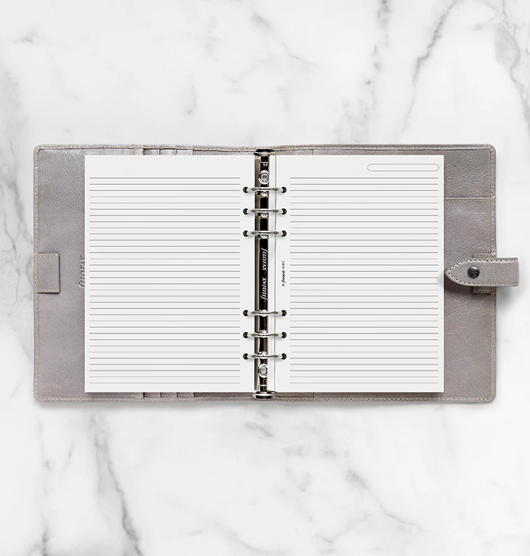 White Ruled Notepaper Refill - A5 - Image 3