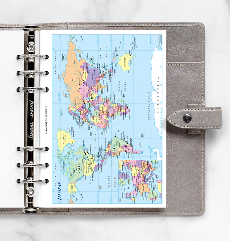 World Map Refill - A5 - Image 2