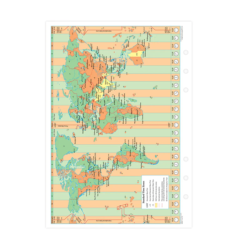 World Map Refill - A5 - Image 5