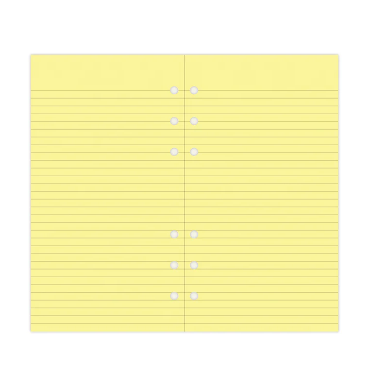 Yellow Ruled Notepad Refill - Personal - Image 5
