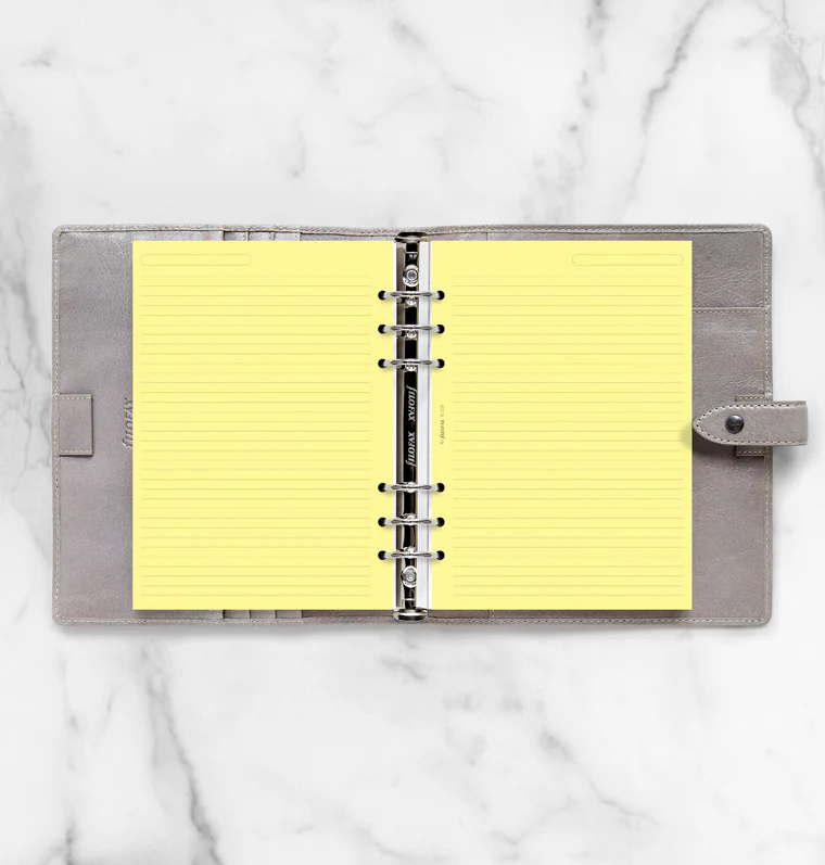 Yellow Ruled Notepaper Refill - A5 - Image 3
