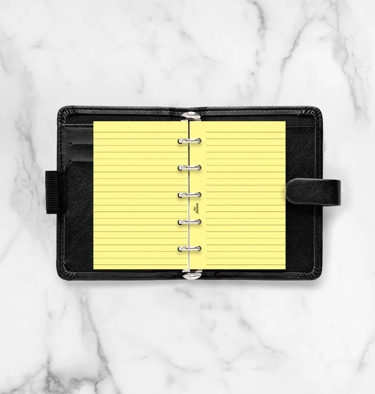 Yellow Ruled Notepaper Refill - Mini - Image 3